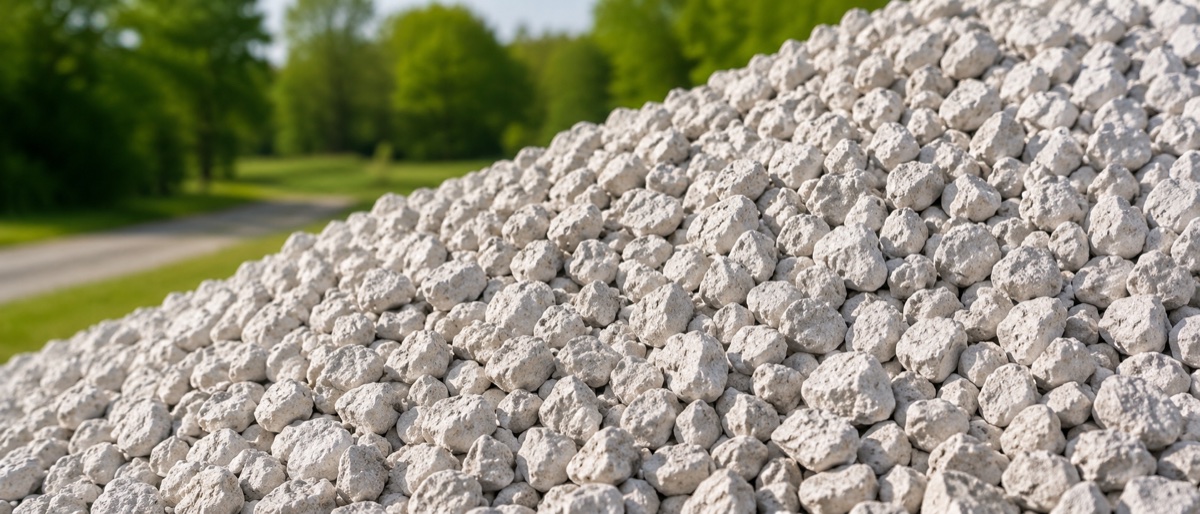 Catalog reference showing clean limestone pieces without a dense bed of fines